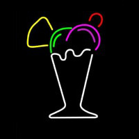 Ice Cream Glass Neon Sign