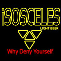 Isosceles Light Beer Sign Neon Sign