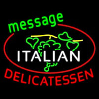 Italian Delicatessen Neon Sign