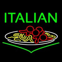 Italian Food Neon Sign