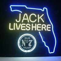 Jack Daniels Jack Lives Florida Whiskey Neon Sign