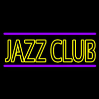 Jazz Club Purple Line Neon Sign