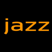Jazz In Orange 1 Neon Sign