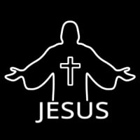 Jesus Christian Cross Neon Sign