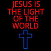 Jesus Is The Light Of The World Neon Sign