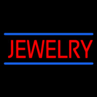 Jewelry Blue Lines Neon Sign