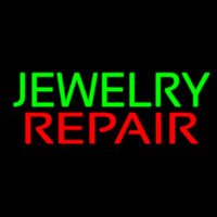 Jewelry Repair Block Neon Sign