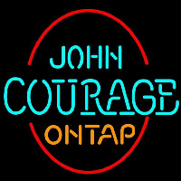 John Courage On Tap Neon Sign