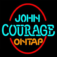 John Courage On Tap Neon Sign