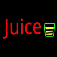 Juice With Glass Neon Sign