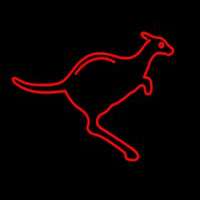 Kangaroo Logo Neon Sign