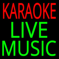 Karaoke Live Muisc 2 Neon Sign