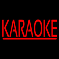 Karaoke Red Line Neon Sign