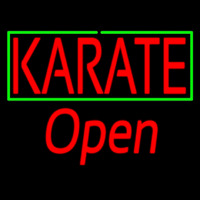 Karate Script1 Open Neon Sign