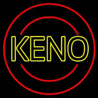 Keno With Ball 2 Neon Sign