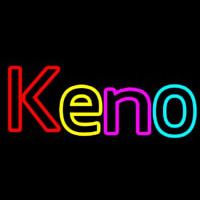 Keno With Oval Border 2 Neon Sign