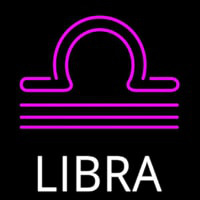 Libra Icon Neon Sign