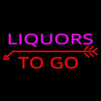 Liquors To Go Neon Sign