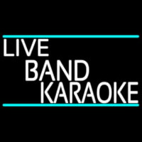 Live Band Karaoke Neon Sign