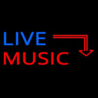 Live Music Neon Sign