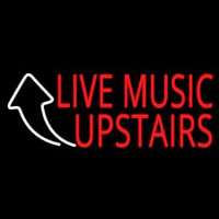 Live Music Upstairs 1 Neon Sign
