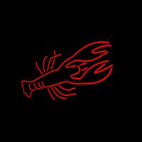 Lobster Red Logo Neon Sign