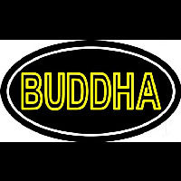 Lord Buddha With Border Neon Sign