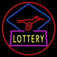 Lottery Logo Neon Sign