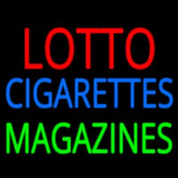 Lotto Cigarettes Magazines Neon Sign