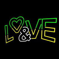 Love And Logo Neon Sign