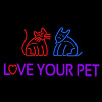 Love Your Pet Neon Sign