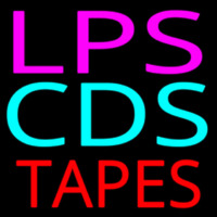 Lps Cds Tapes Neon Sign