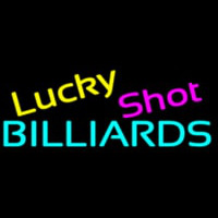 Lucky Shot Billiards 1 Neon Sign