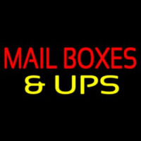 Mailbo es And Ups Neon Sign