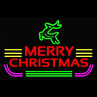 Marry Christmas Logo Neon Sign