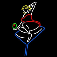 Martini Girl Neon Sign