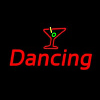 Martini Glass Dancing Neon Sign