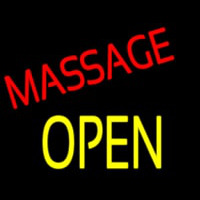 Massage Open Neon Sign