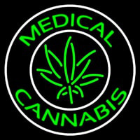 Medical Cannabis With Logo Neon Sign