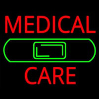 Medical Care Band Aid Neon Sign