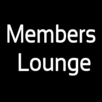 Members Lounge Neon Sign