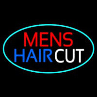 Mens Hair Cut Neon Sign