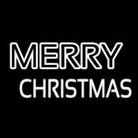 Merry Christmas Logo Neon Sign