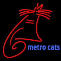 Metro Cats Neon Sign