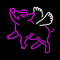 Mfg Flying Pig Neon Sign