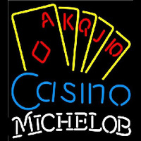Michelob Poker Casino Ace Series Beer Sign Neon Sign