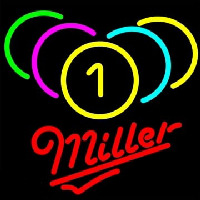 Miller Billiards Rack Pool Neon Sign