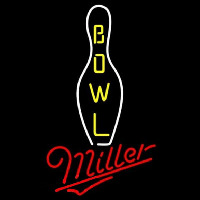 Miller Bowling Beer Sign Neon Sign