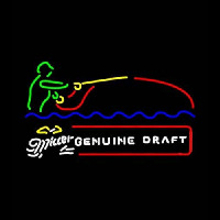 Miller Genuine Draft Fisherman Neon Sign