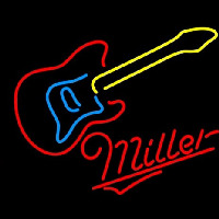 Miller Guitar Neon Sign